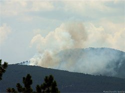 Wildfire on Crosier Mountain...