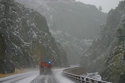 CDOT Crews working to keep canyon clear