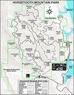 Horsetooth Mountain Park Map